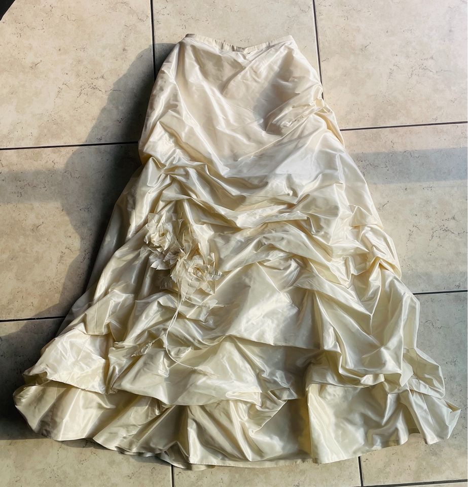 Brautkleid, Hochzeitskleid, Zweiteiler, Gr. 36/38, Ivory in Ratingen