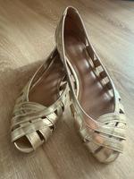 Graceland Damen Sandale Ballerina gold 40 neuwertig Nordrhein-Westfalen - Freudenberg Vorschau
