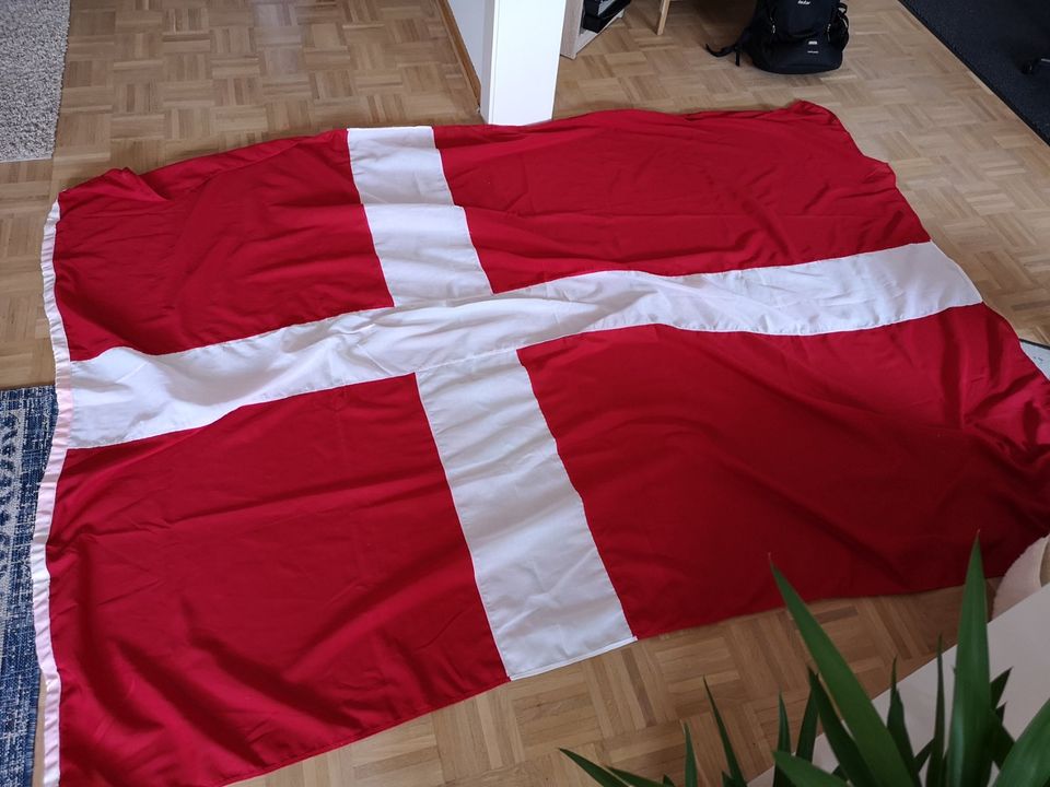 Dänische Flagge in Reutlingen
