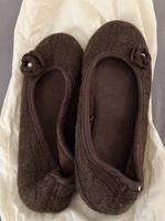 Ballerinas, Gr. 38, Strick, schokobraun, neu Baden-Württemberg - Beuren Vorschau