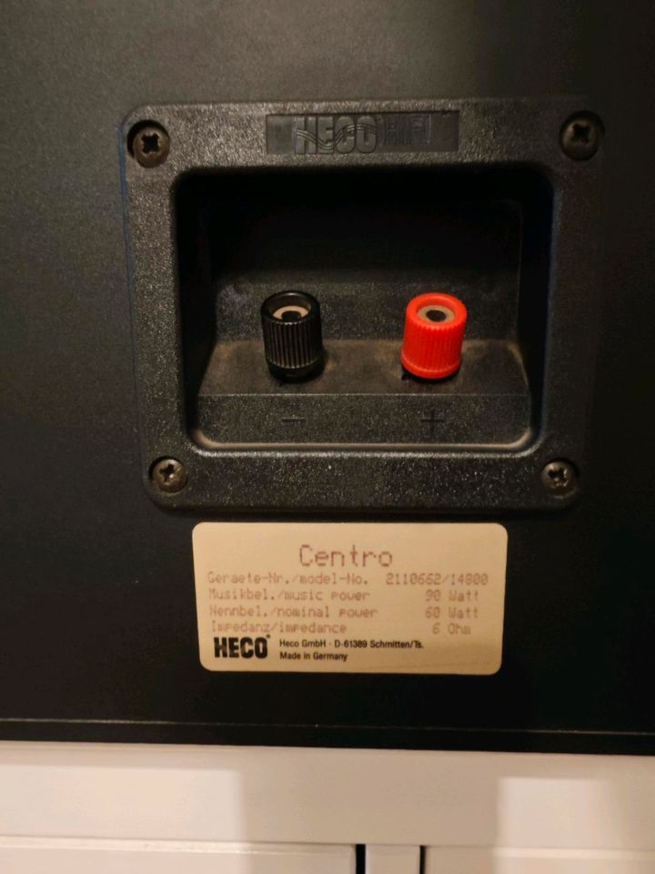 HECO Centro, Center Speaker, 90/60 Watt, Made in Germany in Berlin