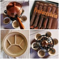 Fondue Set / Teller / Fonduegabeln Niedersachsen - Langwedel Vorschau