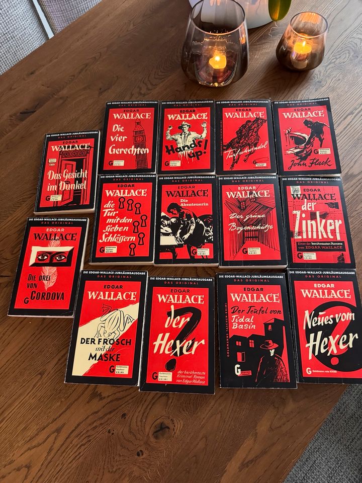 Edgar Wallace Bücher aus der rote Krimi Serie in Wernigerode