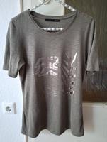 LeComte T-Shirt khaki, Glanzdruck, Glitzer, Größe 36 Nordrhein-Westfalen - Gütersloh Vorschau