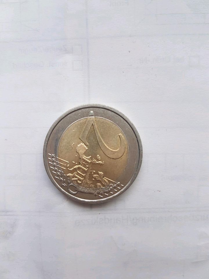 Seltene 2 euro münze karl der große Zeichen dj in Krefeld