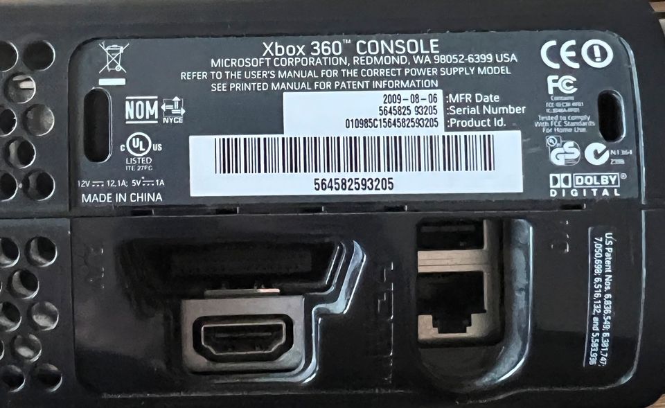 Verkaufe eine Xbox 360 120 GB Festplatte mit 5 Spiele in Zülpich