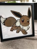 Selbstgemaltes Glasbild, Motiv: Evoli (Pokémon) Bochum - Bochum-Nord Vorschau