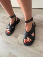 Sandalen im griechischen Stil aus echtem Leder Gr. 37 Buchholz-Kleefeld - Hannover Groß Buchholz Vorschau