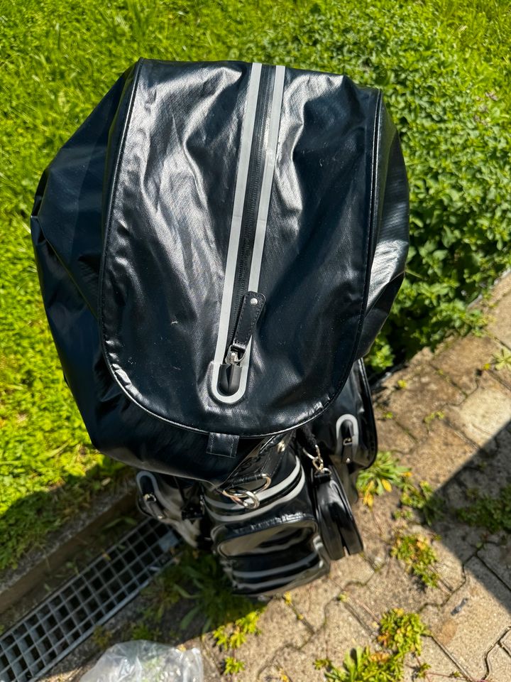 JuCad Aquastop Cartbag schwarz/grau in Würzburg