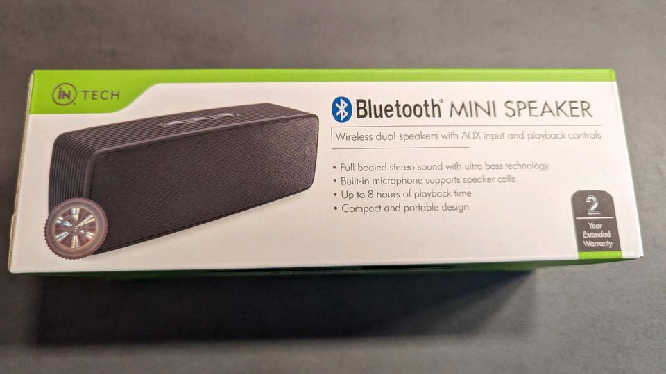 In-tech Bluetooth Mini Lautsprecher - Baustellenradio *neu, Rechn in Stapelburg