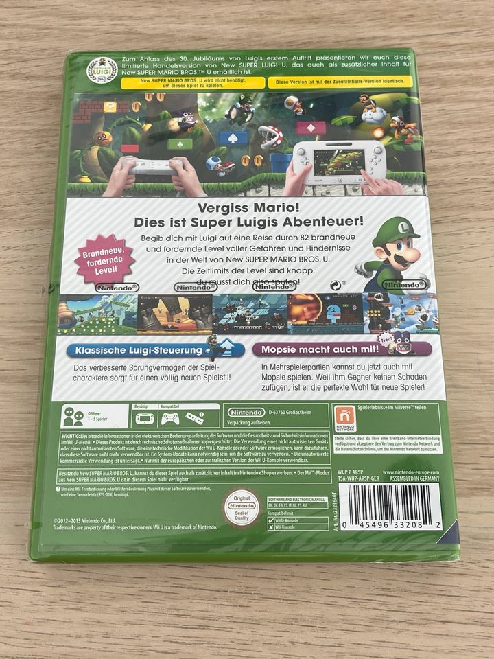 New Super Luigi U Nintendo Wii U NEU SEALED in Mülheim (Ruhr)
