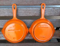 2x LE CREUSET Gusseisen Servierpfanne Pancake Pfannen 16cm orange Rheinland-Pfalz - Hochborn Vorschau