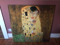 Gustav Klimt Bild - der Kuss - Gemälde Kunstdruck Leinwand Rheinland-Pfalz - Guntersblum Vorschau