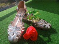 Bea Novelli Geneve die perfekten Sandalen Flats Pumps Leder Gr.36 Hessen - Maintal Vorschau