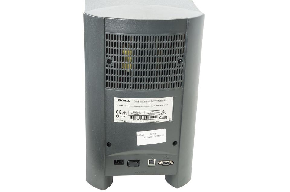 Bose PS3-2-1 Series II Powered Speaker System Schwarz in Bose PS3-2-1 Series II Powered Speaker System Schwarz in