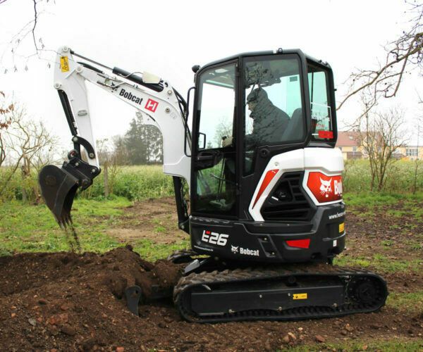 2,6t BOBCAT Minibagger Kompaktbagger E26 Modell 2021 zu vermieten in Heimertingen