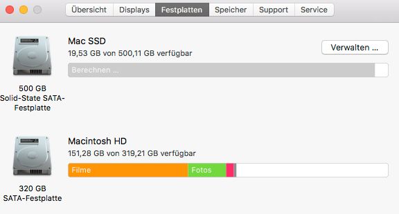 MacBook Pro i5 13" Anfang 2011 SSD 500 HDD 320 RAM 8GB, HD512 in Seelze