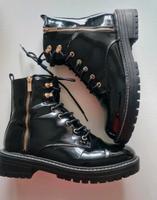 Damen Boots in Größe 43 Farbe Schwarz Nordrhein-Westfalen - Übach-Palenberg Vorschau