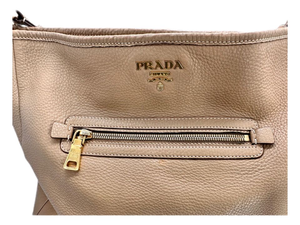 Prada Tasche Vitello Daino Leder Kamel in Simmozheim