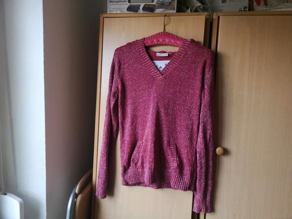 Pullover mit Silber metallic Fäden gr. 170/176 in Regensburg