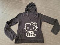 Sweatshirt mit Kapuze 128 schwarz mit Katze Rheinland-Pfalz - Mainz Vorschau