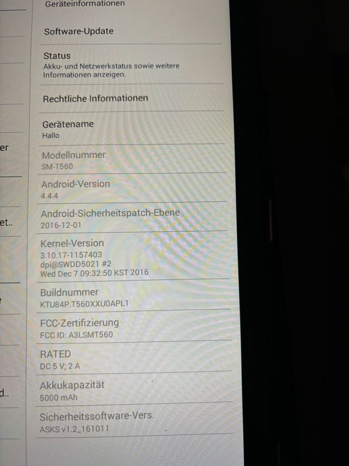 Samsung Galaxy TabE in Sehlem