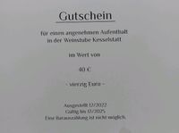 Gutschein Weinstube Kesselstatt Trier Rheinland-Pfalz - Ayl Saar Vorschau