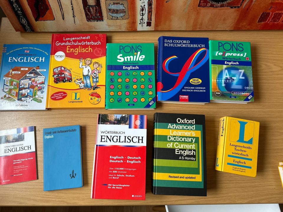 Wörterbücher Englisch Französisch Spanisch Russisch Latein in Waldbrunn