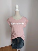 Neu Esprit T-Shirt Gr.M rosa Shirt Spruch imperfect Shirt Baden-Württemberg - Reutlingen Vorschau