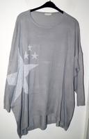 grauer Pullover Sterne Gr.56 Janina Nordrhein-Westfalen - Sankt Augustin Vorschau