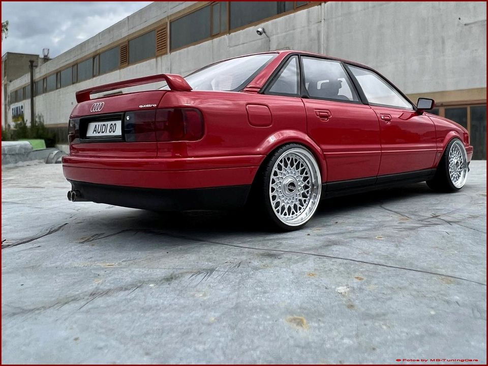 1:18 Audi 80 Quattro Competition Limousine 1994 + BBS RS Alufelge in Weimar