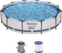 Bestway 56416 Steel Pro Max Frame Pool Set, mit Filterpumpe Ø 366 Nordrhein-Westfalen - Schloß Holte-Stukenbrock Vorschau