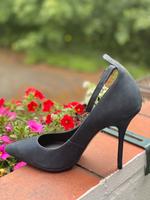 Leder Schuhe dunkelblau Gr. 35 Pumps Eimsbüttel - Hamburg Stellingen Vorschau
