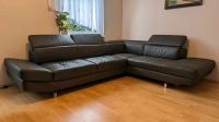 Ledercouch grau Couch Lounge Leder Ecksofa Sofa Sachsen-Anhalt - Magdeburg Vorschau