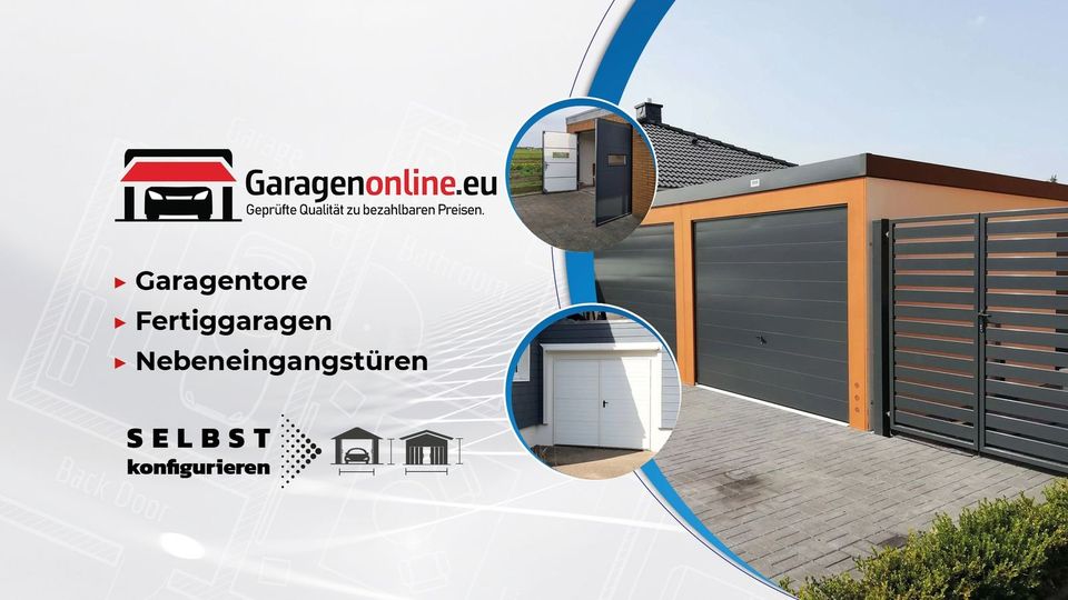 ⭐GARAGENTOR NACH MAß KONFIGURATOR,TOR GARAGE,GARAGENTOR ZWEIFLÜGELIG,GARAGENTOR ANTHRAZIT,GARAGENTORE KONFIGURATOR in Berlin