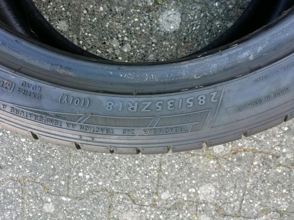 Dunlop 285/35 ZR18 101Y SP SPORT MAXX GT Preis ist für beide in Jülich