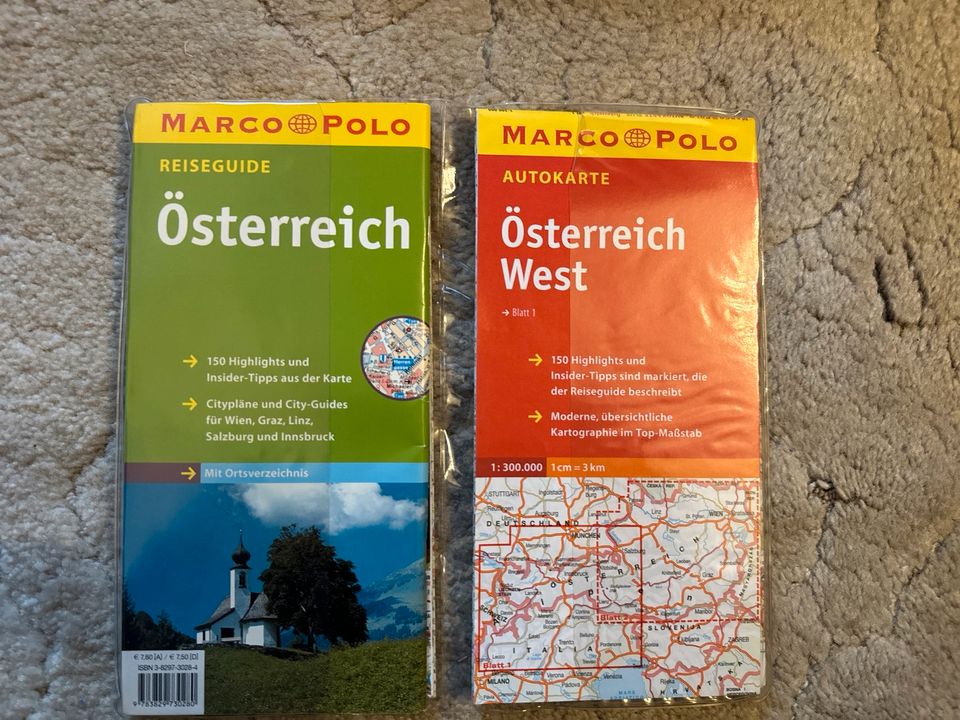 Autokarte + Reiseguide Reiseführer Österreich Marco Polo in Bannewitz