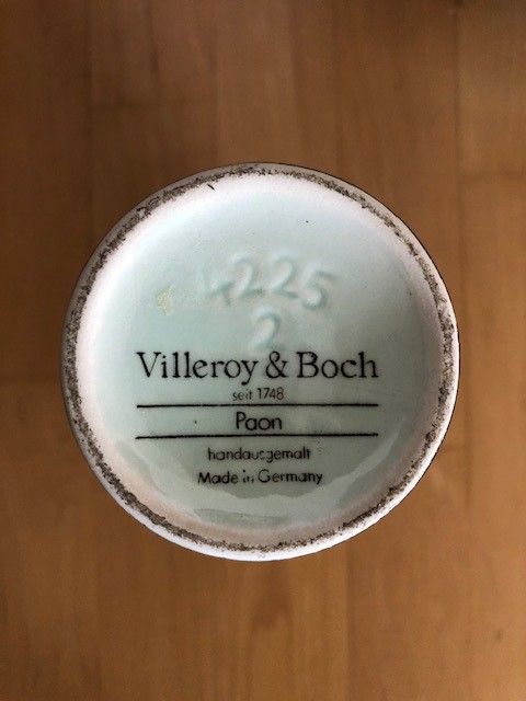 Villeroy & Boch 2 Vasen Paon + Wandteller Selbstabholer in Herrenberg