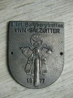 Alte Plakette VNM Treffen Salzgitter Motorradfahrertreffen 77 Niedersachsen - Söhlde Vorschau