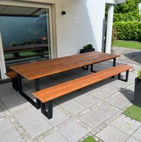 Gartentisch Industrial Massivholz Designertisch Gartenlounge Nordrhein-Westfalen - Mettmann Vorschau