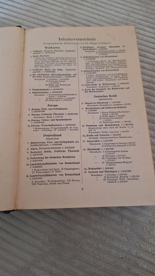Meyers Handatlas 1933 für Reichsheer-und Marine 1933 in Offenburg