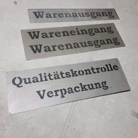 Schilder in der Firma Brandenburg - Königs Wusterhausen Vorschau