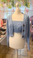 2 Teiliges Oberteil, Strickjacke, Bandeau,Cardigan, Babyblau,Gr.S Bayern - Günzburg Vorschau