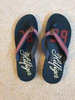 Tommy Hilfiger FlipFlop Gr. 38,5 Badeschuhe Strand Schuhe Bayern - Starnberg Vorschau