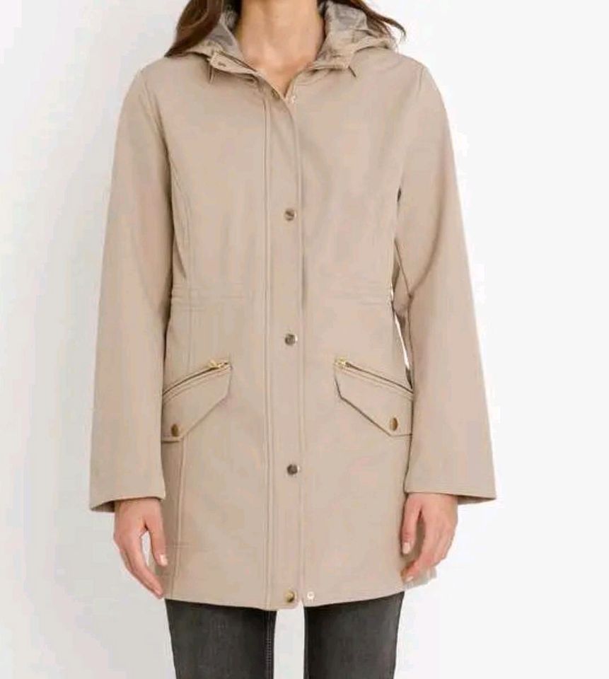 Damen Allwetter-Funktionsjacke sand 44 Mantel Jacke Parka in Billigheim