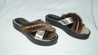 Heine echt Leder Kunstpelz Pantoletten Mules Gr.39 neu Hessen - Bad Camberg Vorschau