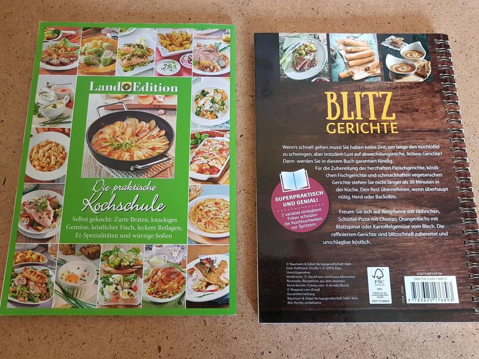 Kochbücher Kochbuch Buch praktische Kochschule Blitz Gerichte in Plattling