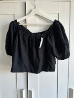Schwarze Leinen Bluse off shoulder von Abercrombie & Fitch S Bielefeld - Bielefeld (Innenstadt) Vorschau