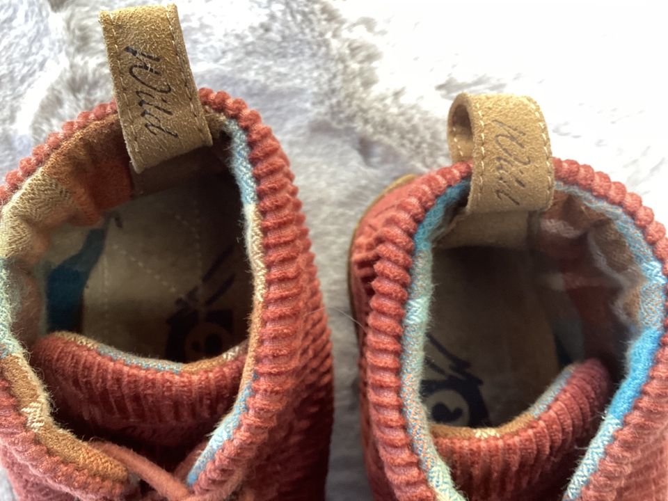 Wildlinge ⭐️ Rubus 35 ⭐️ Barfuß Schuhe Cord rot Herbst in Oberkirch