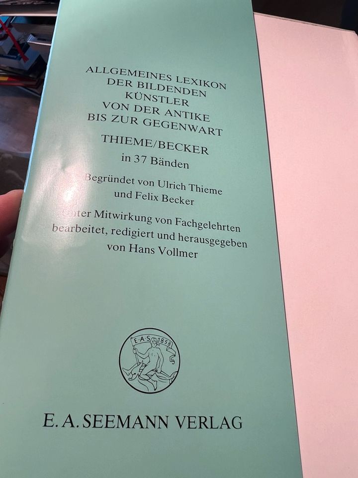 Lexikon Der Kunst, Sammlung mit 7 Bänden des E.A. Seemann Verlags in Hof (Saale)